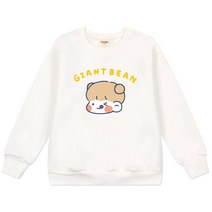 뉴욕꼬맹이 아동용 쟈근콩 짱큰콩 기모 맨투맨 티셔츠 V018
