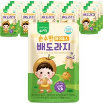 퓨어잇 순수한 아이주스 배도라지 80ml x 20p, 배 + 도라지 혼합맛, 1개