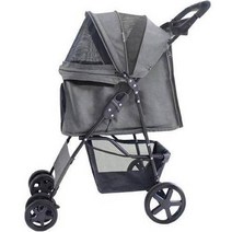 사자 반려동물 기본형 유모차, 그레이