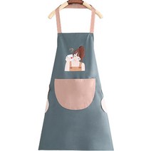 트렌드컴퍼니 수건 앞치마, 블루, 1개