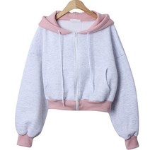 시크블랙 쓰리제 박시 속기모 후드 집업 cpjk4641k2b