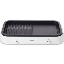 아이룸 클래식 2IN1 멀티그릴 전기그릴 화이트, 2BOX