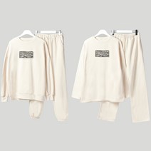 세븐룩북 남성용 ZEBRA 기모 트레이닝 상의 2종 + 하의 2종 세트 BBS410