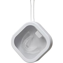 정월나나 사각 박스 틀니 보관함 화이트