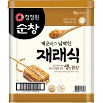 대상 청정원 순창 재래식 생 된장, 1개, 14kg