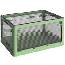 다퍼남 휴대용 폴딩 캠핑 박스 테이블 수납함 특대형, 그린, 1개