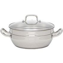 퀸센스 올스텐 2단 찜기, 32cm, 1개