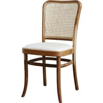 베스트리빙 룽고 라탄 가죽 의자 RG002, 내츄럴