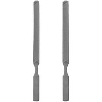 다크니스 스텐 손 발톱 정리 파일 소, 은색, 2개