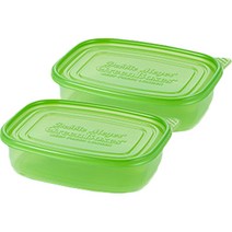 데비마이어 직사각 그린박스 직사각 946ml 2입, 그린박스 2p, 1세트