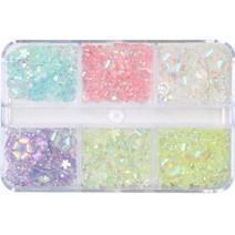 비즈 플라워 스톤 세트 KN-S2052, 1세트, 혼합색상