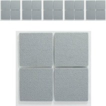 올데이랩 소음방지 FELT 가드스티커 사각, 24개, 그레이