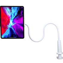 제이밀 자바라형 스마트폰 거치대 100cm, 화이트, 1개