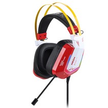 플레이기어 7.1CH RGB USB 게이밍 헤드셋, PH732, 레드