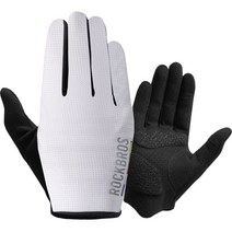 락브로스 로드투스카이 메쉬 자전거 긴장갑 양손 세트 TLS001-1, 화이트