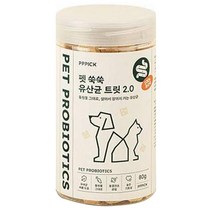 피피픽 펫 쑥쑥 유산균 동결건조 트릿 2 80g, 연어, 1개