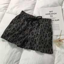 여성용 레오파드 반바지 ROSE91912