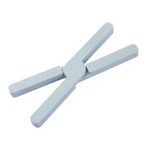 티그텔루 접이식 실리콘 냄비 받침, 블루, 1개