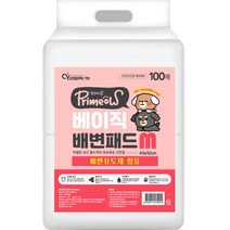 프리미요 배변유도제 함유 베이직 배변패드, 1개, 100개입
