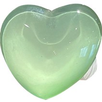 피어니스트 러블리 하트 휴대폰 그립톡, 그린, 1개