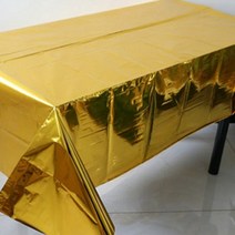 마켓피오 일회용 알루미늄 필름 파티 식탁보 타입3 137 x 183 cm, 1개입, 5개