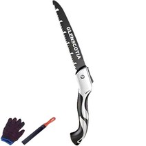 접이식 톱 목공 정원 다기능 접는 톱 08 중형 + 샌더 + 장갑 세트, 1세트