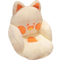 디에스 푹신푹신 고양이 방석 쿠션, 오렌지