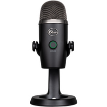 로지텍 유튜브 ASMR BLUE 예티 나노 USB 콘덴서 스트리밍 마이크 블랙 아웃, A00136