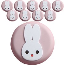 메이에르 입체 캐릭터 원형 마그넷 10p, 토끼