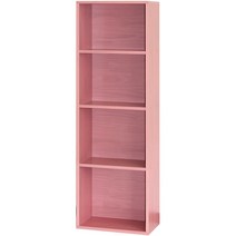 양지가구 공간박스 4단 책장, 진달래