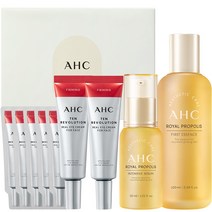 AHC 텐 레볼루션 리얼 아이크림 포 페이스 퍼밍 리츄얼 세트, 1세트