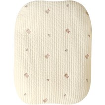 베베누보 신생아 순면 자수 양면 역류방지 쿠션, 미니래빗