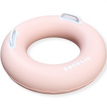 코코릭 어린이 아동용 물놀이 손잡이 원형 튜브 70cm, 핑크, 1개