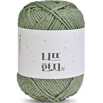 니뜨 한지 뜨개실 50g, 07 카키, 1개