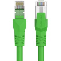 벤션 가동형 CAT6A SFTP 초고속 기가 랜선 1.5m, 그린, 1개