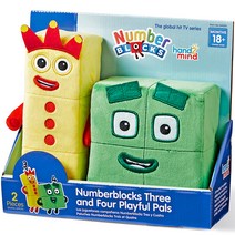 러닝리소스 넘버블럭스 쓰리 앤 포 토이 2종 세트 IN94555, 혼합색상