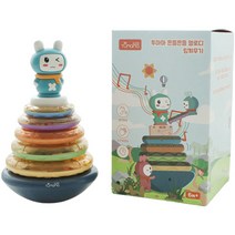 투마마 흔들흔들 멜로디 링끼우기, 14.7 x 14.7 x 24.3 cm