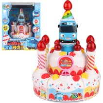 바니랜드 아동용 꼬마버스 타요 노래하는 생일 케이크, 혼합색상