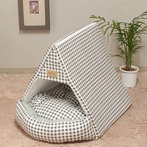 반려동물 두기펫 옥스포드 데이지 삼각 하우스, 그레이