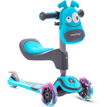 스마트라이크 아동용 T1 킥보드, 블루