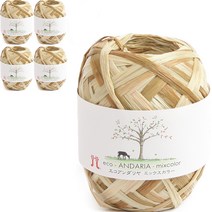 브랜드얀 안다리아 뜨개실 컬러풀 80m, 265, 5개