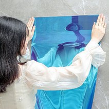 모던지 거울 벽 스티커 YJ193, 단색