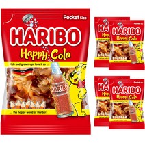 하리보 해피콜라 젤리, 100g, 5개