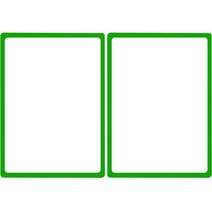 인디 스티키 포켓패드 A3 IH0138, 연두색, 2개