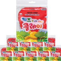 키즈 클레이 10개, 빨강, 50g