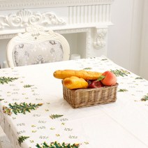 다사바바 크리스마스 장식 식탁보, 트리