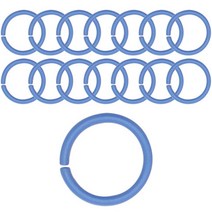 동대문단추왕 컬러 오링 O링 내경 10mm, 15개, 블루