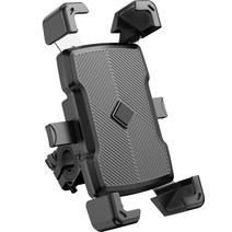 카템 퍼팩트락 원터치 오토바이 자전거 휴대폰 거치대, 블랙