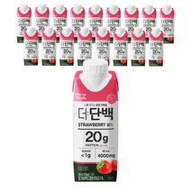 더단백 드링크 딸기, 250ml, 18개