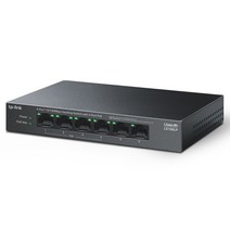 티피링크 6포트 10 / 100Mbps 데스크탑 스위치 4포트 PoE 지원, LS106LP